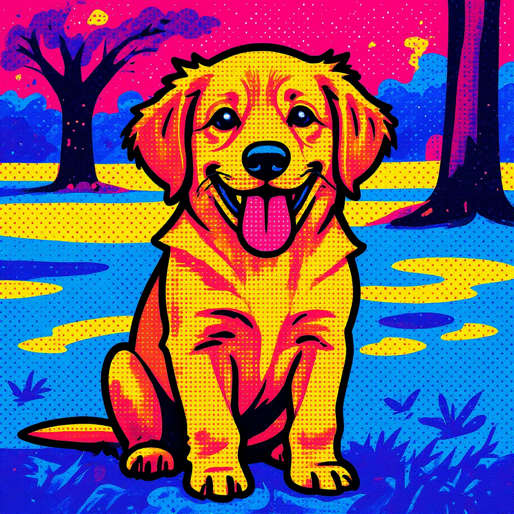 Pop art style